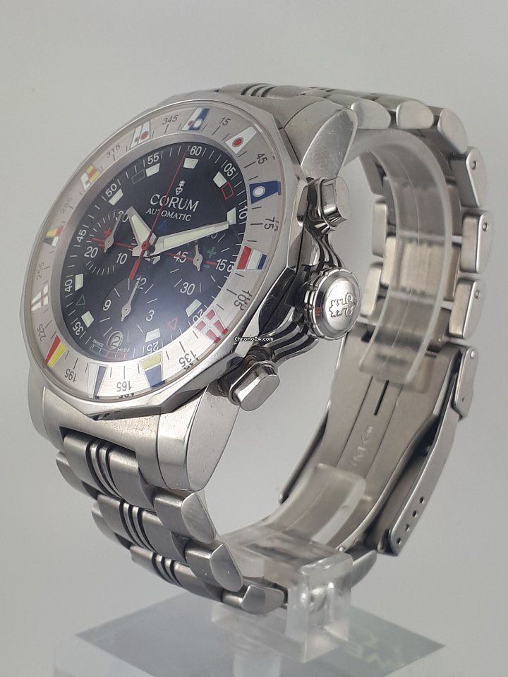 IMG_9081 Corum Admirals Cup Mens watch Unisex Automatic Steel 985.630.20 Replica 5