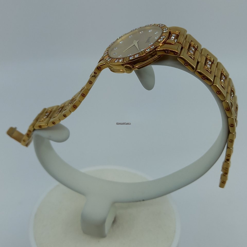 IMG_9081 Piaget Dancer Womens watch Quartz Yellow gold 80564 k 818 Replica 5