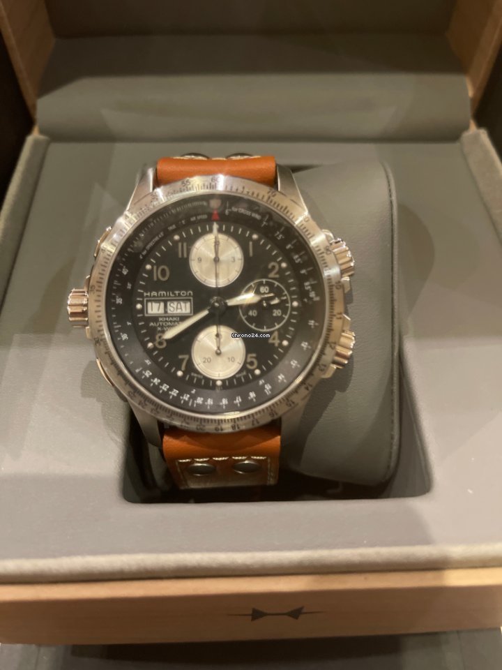 IMG_9081 Hamilton Khaki X-Wind Mens watch Unisex Automatic Steel H77616533 Replica 5
