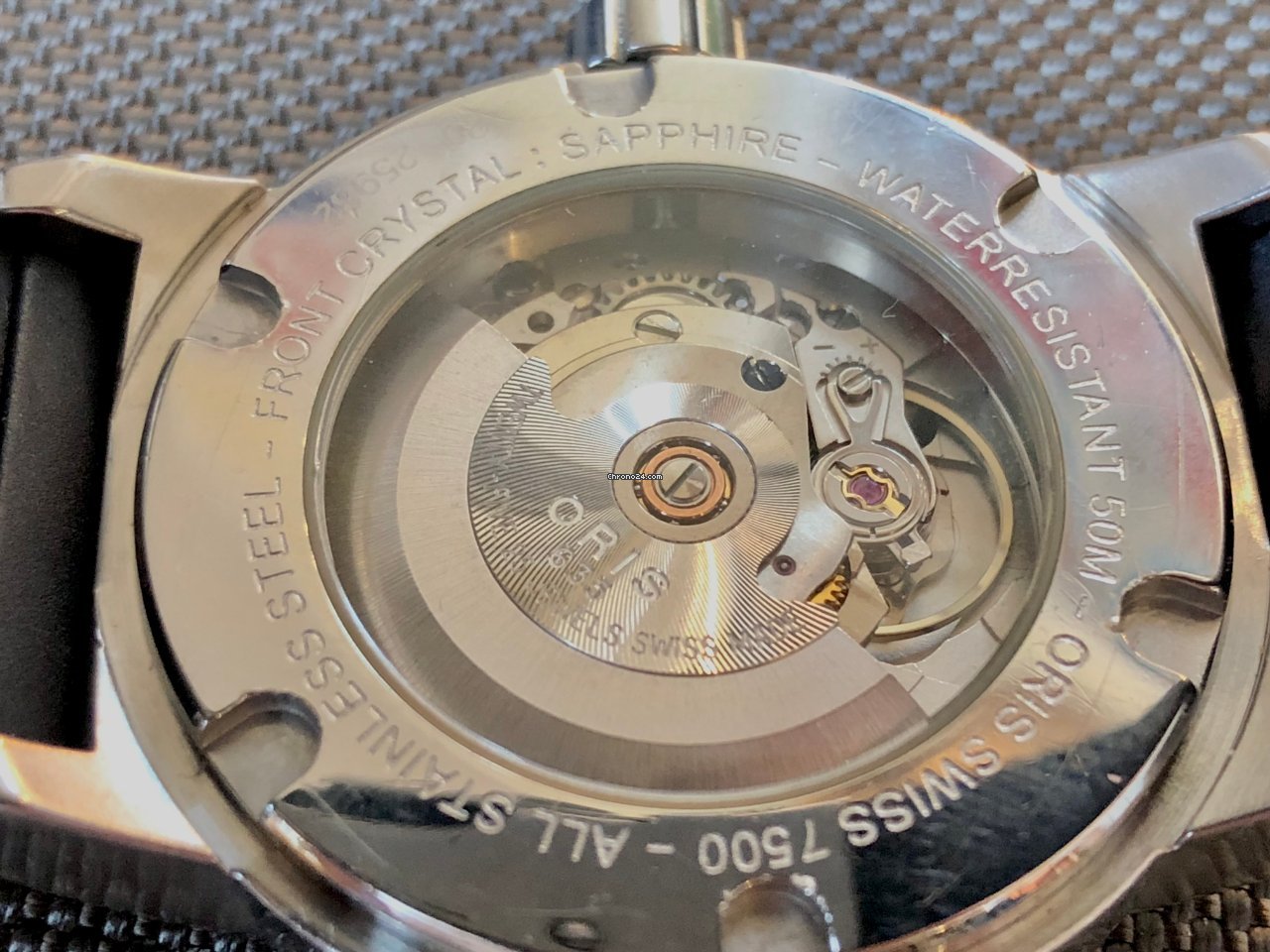 IMG_9081 Oris BC3 Mens watch Unisex Automatic Steel 7500 Replica 5