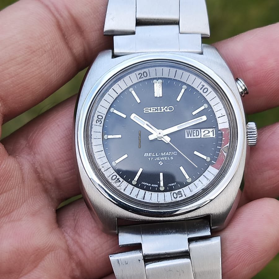 IMG_9081 Seiko Mens watch Unisex Automatic Steel 4006-6040 Replica 5