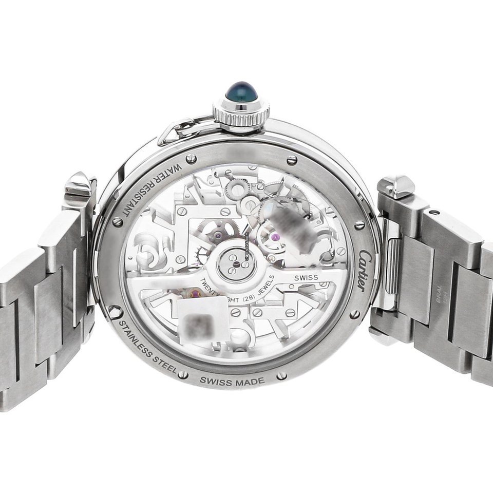 Cartier Pasha Mens watch Unisex Automatic Steel WHPA0007 Replica 5