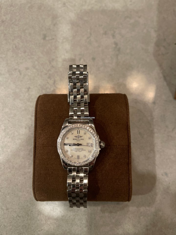 IMG_9081 Breitling Galactic Womens watch Quartz Steel A72348531A1A1 Replica 5