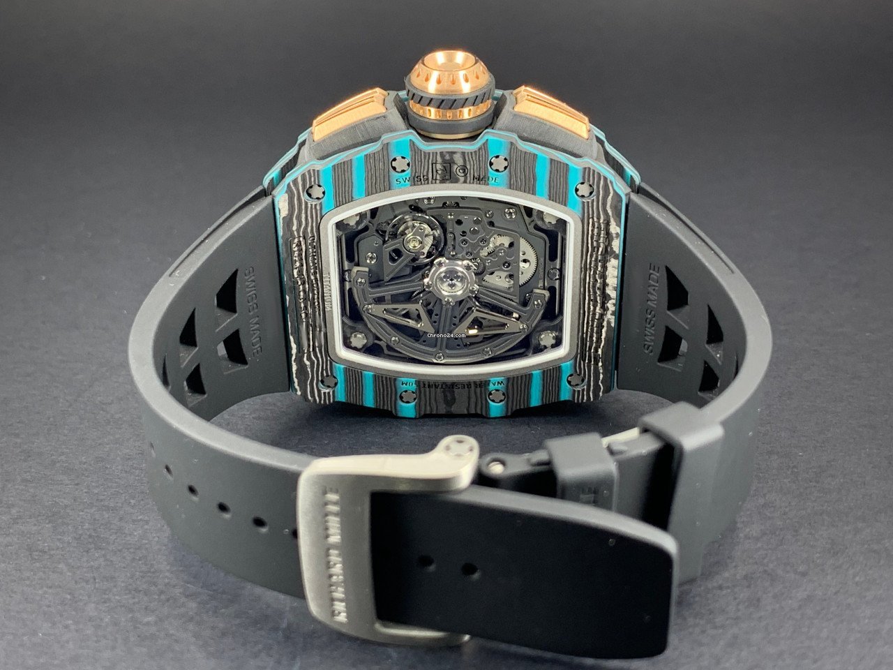 Richard Mille RM 011 Automatic Carbon RM11-03 CA FQ Replica 5