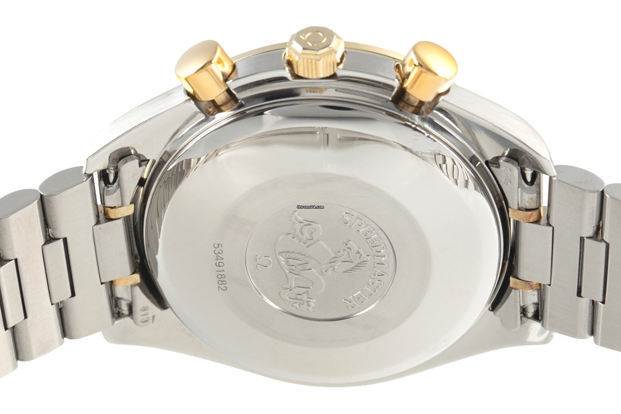IMG_9081 Omega Speedmaster Date Mens watch Unisex Automatic Gold Steel 3311.10.00 Replica 5