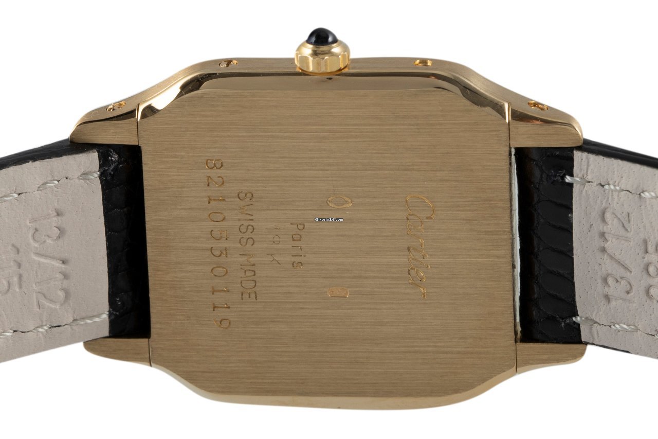Cartier Santos Dumont Womens watch Manual winding Yellow gold 8210 Replica 5