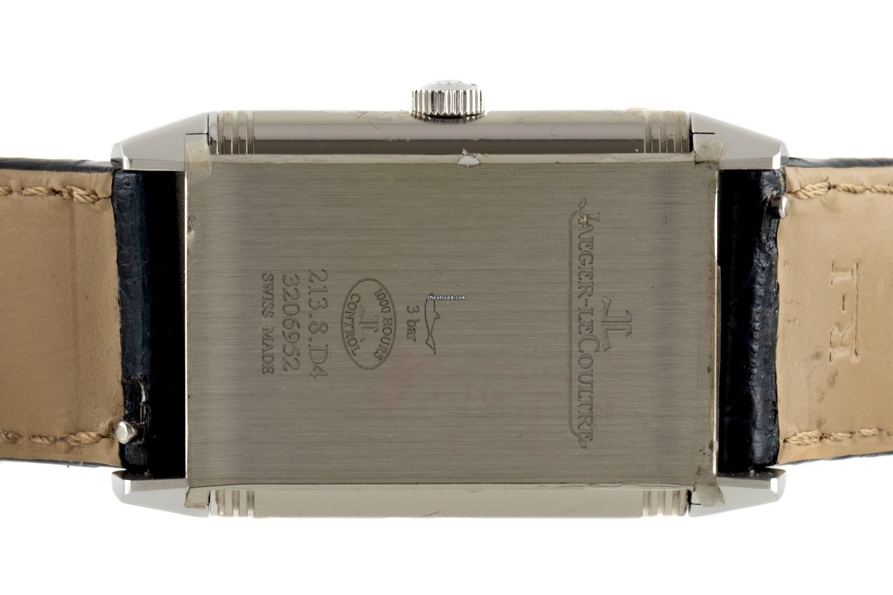 Jaeger-LeCoultre Reverso Duoface Mens watch Unisex Manual winding Steel 213.8.D4 Replica 5