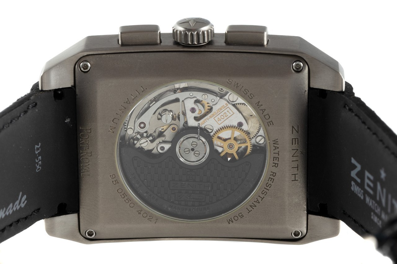 Zenith Port Royal Mens watch Unisex Automatic Titanium 95.0550.4021 Replica 5