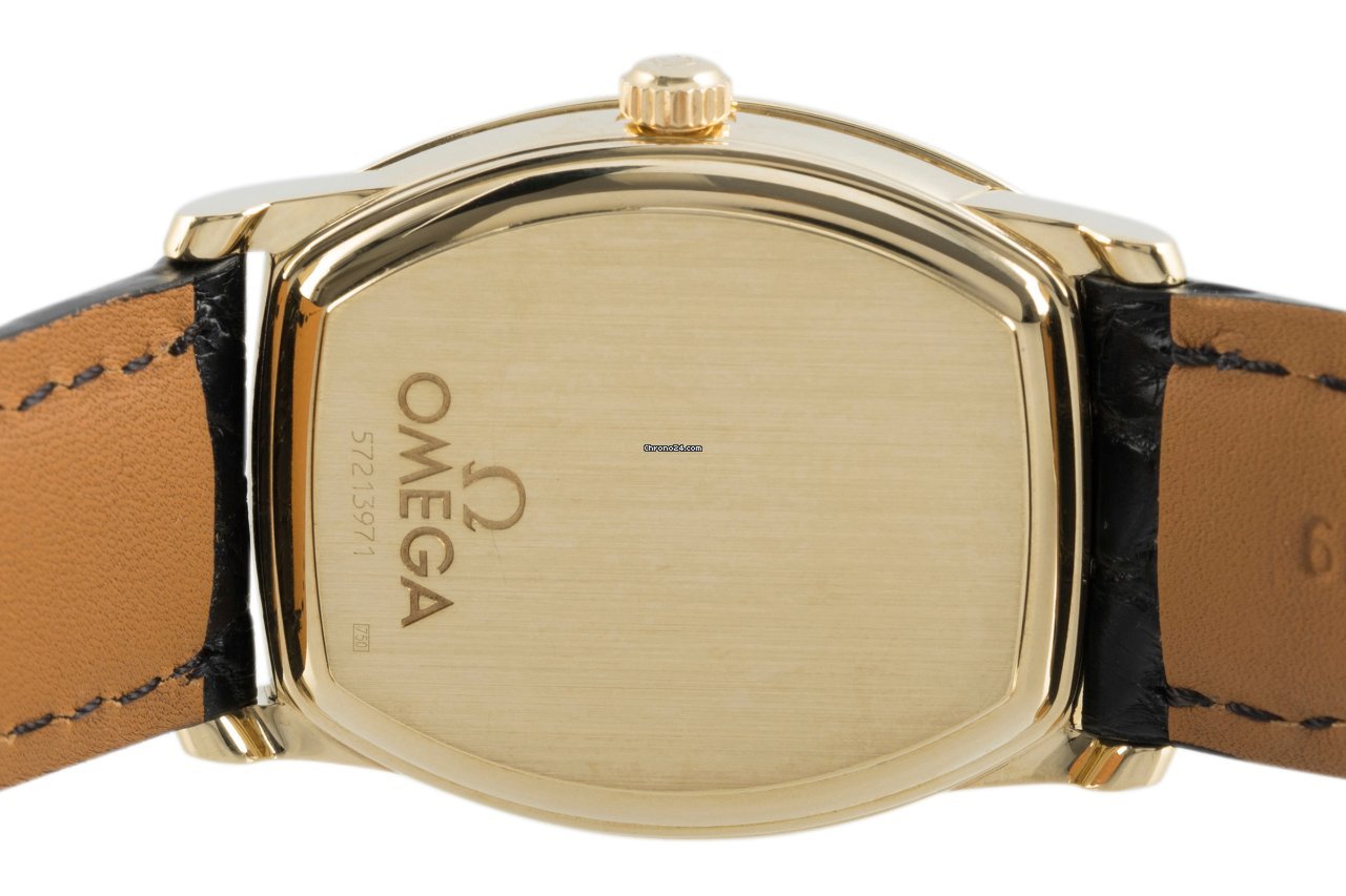 IMG_9081 Omega De Ville Prestige Mens watch Unisex Automatic Yellow gold 4653.31 Replica 5