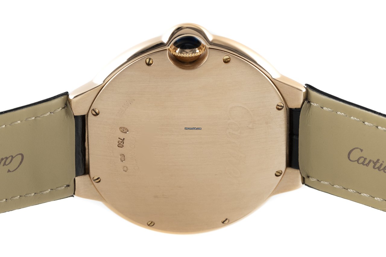 Cartier Ballon Bleu Mens watch Unisex Automatic Red gold 2999 Replica 5
