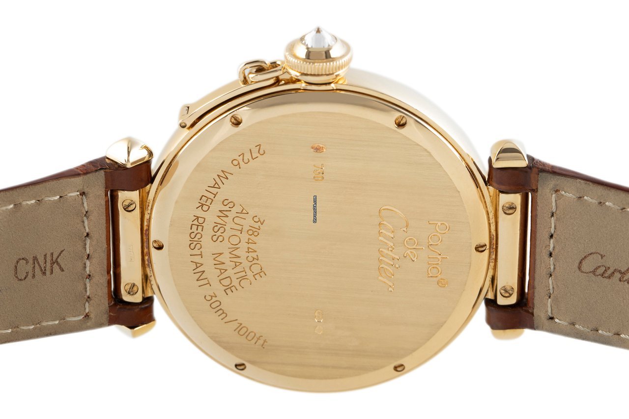Cartier Pasha Womens watch Automatic Yellow gold WJ120351 Replica 5