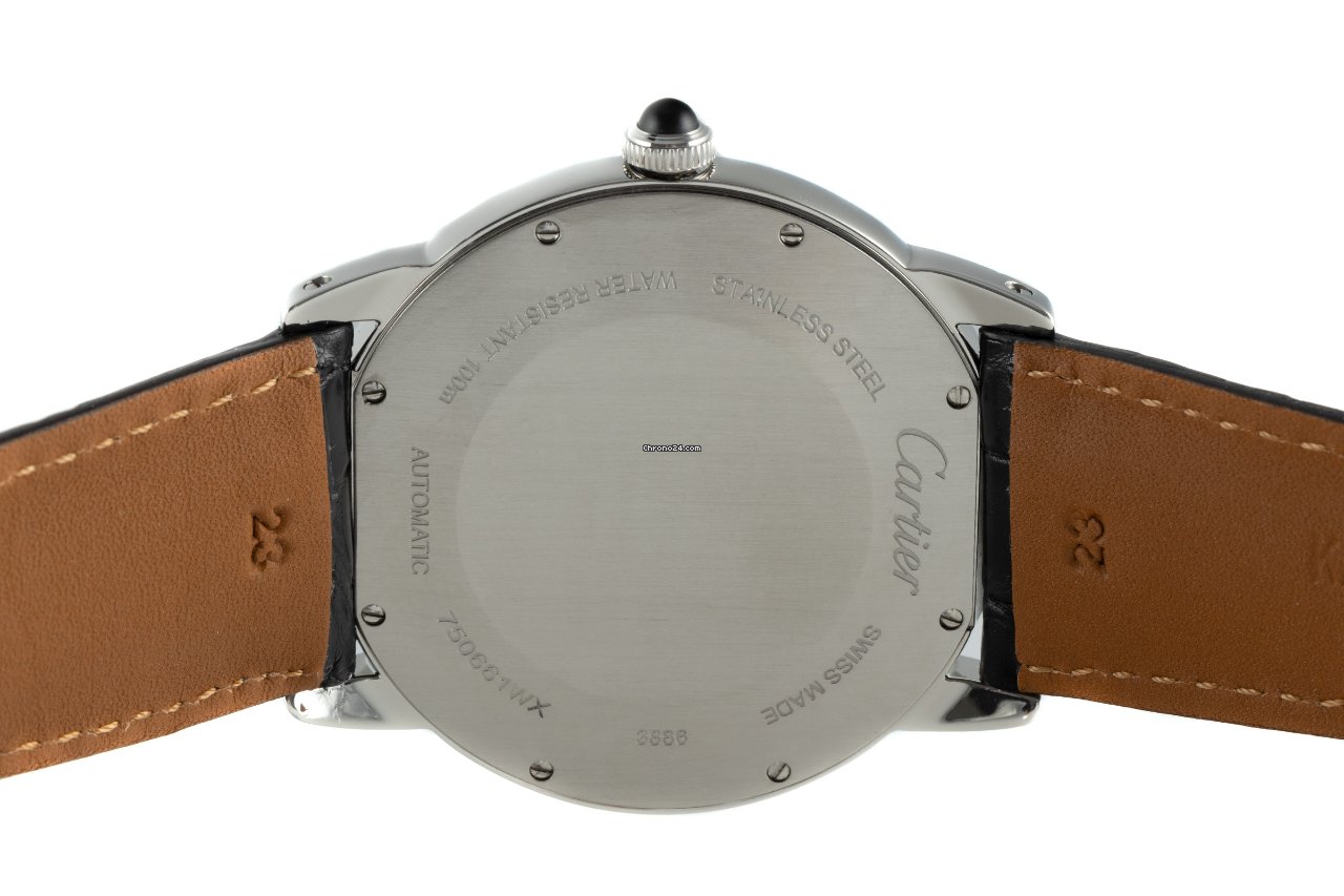 IMG_9081 Cartier Ronde Croisiere de Cartier Mens watch Unisex Automatic Steel 3886 Replica 5