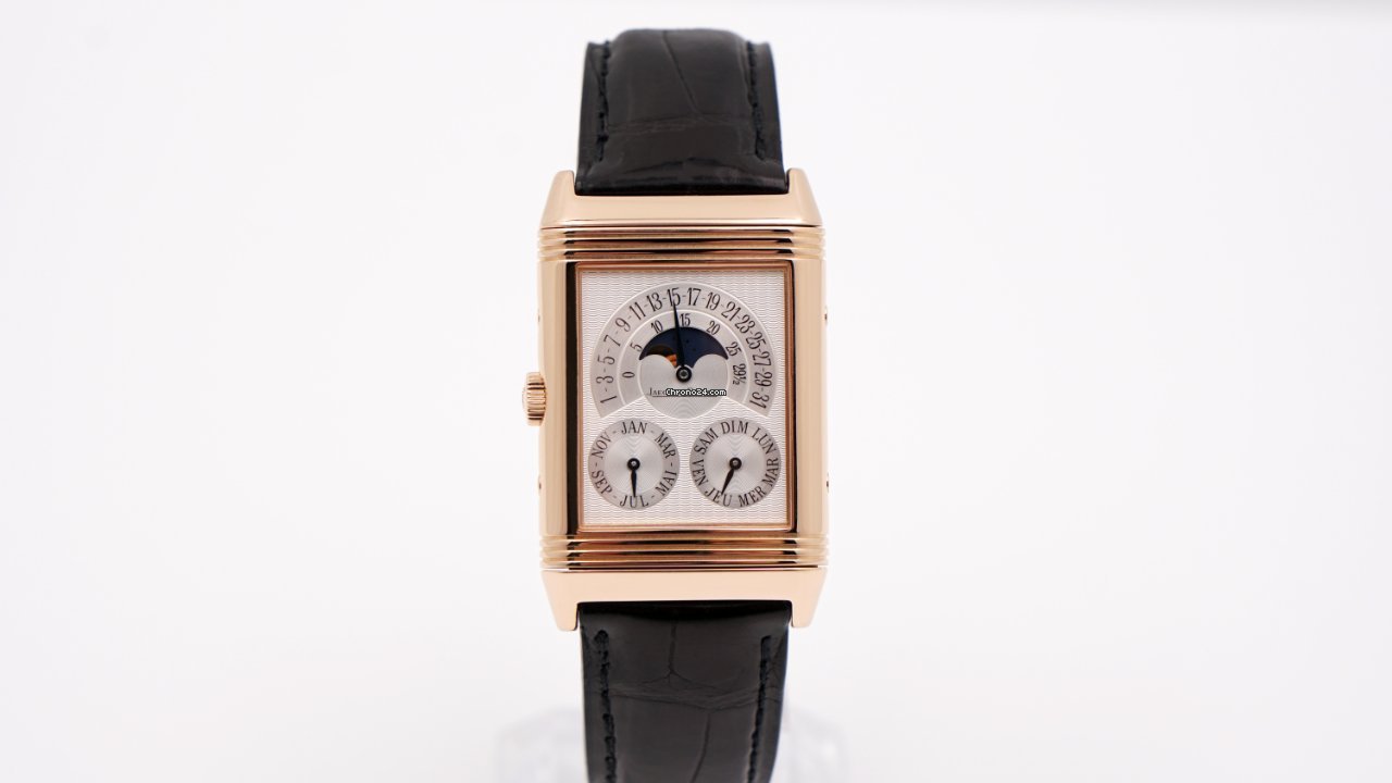 IMG_9081 Jaeger-LeCoultre Reverso Mens watch Unisex Manual winding Rose gold 270.2.55 Replica 5