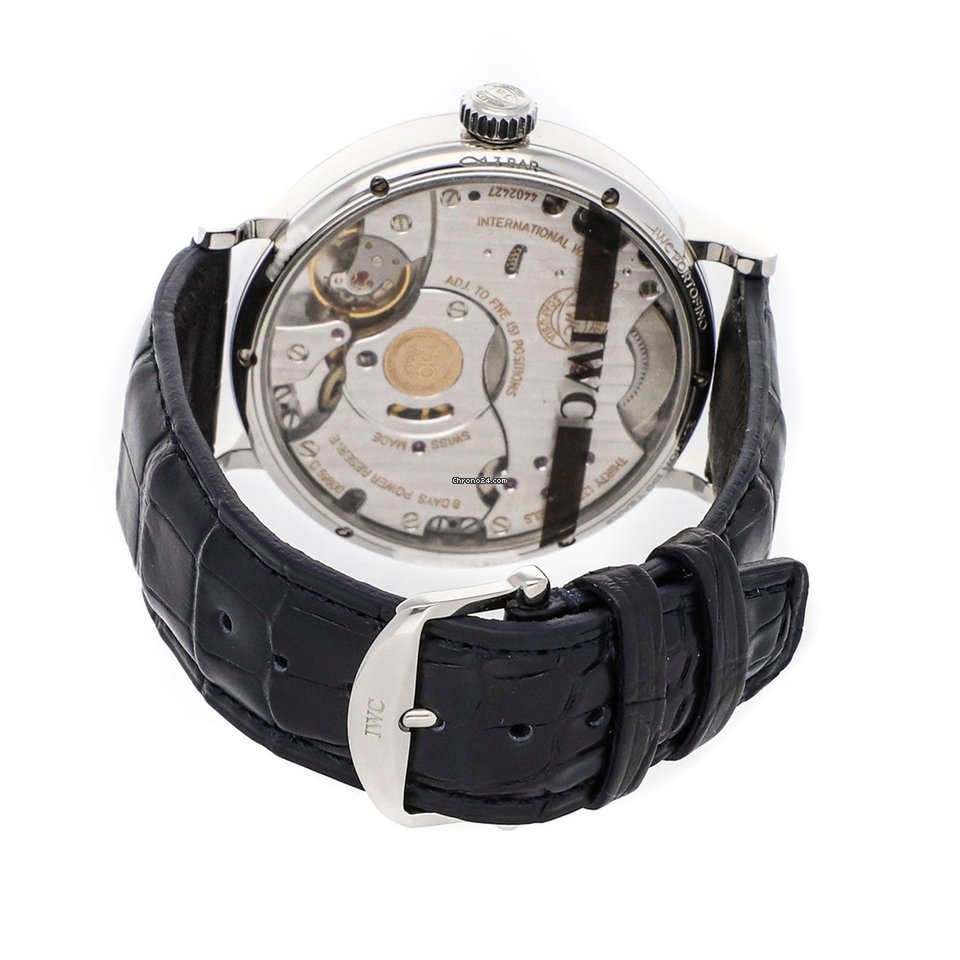 IMG_9081 IWC Portofino Hand-Wound Mens watch Unisex Manual winding Steel IW5164-06 Replica 5