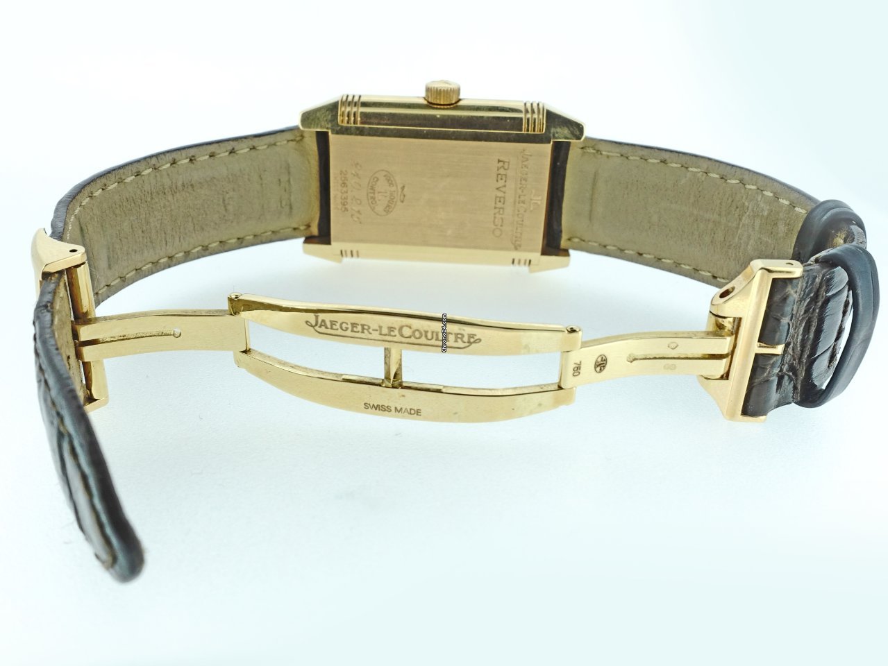 IMG_9081 Jaeger-LeCoultre Reverso Grande Date Mens watch Unisex Manual winding Rose gold 240.2.15 Replica 5