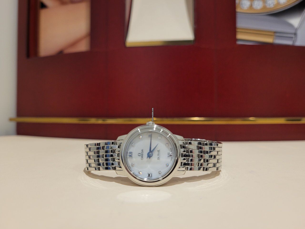 Omega De Ville Prestige Womens watch Quartz Steel 424.10.24.60.55.001 Replica 5