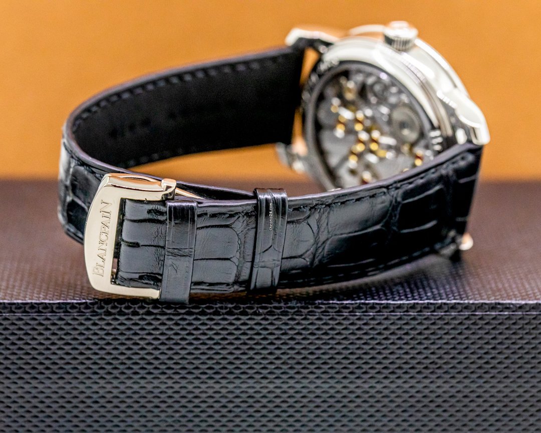 IMG_9081 Blancpain Le Brassus Mens watch Unisex Automatic Platinum 4213-3442-55B Replica 5