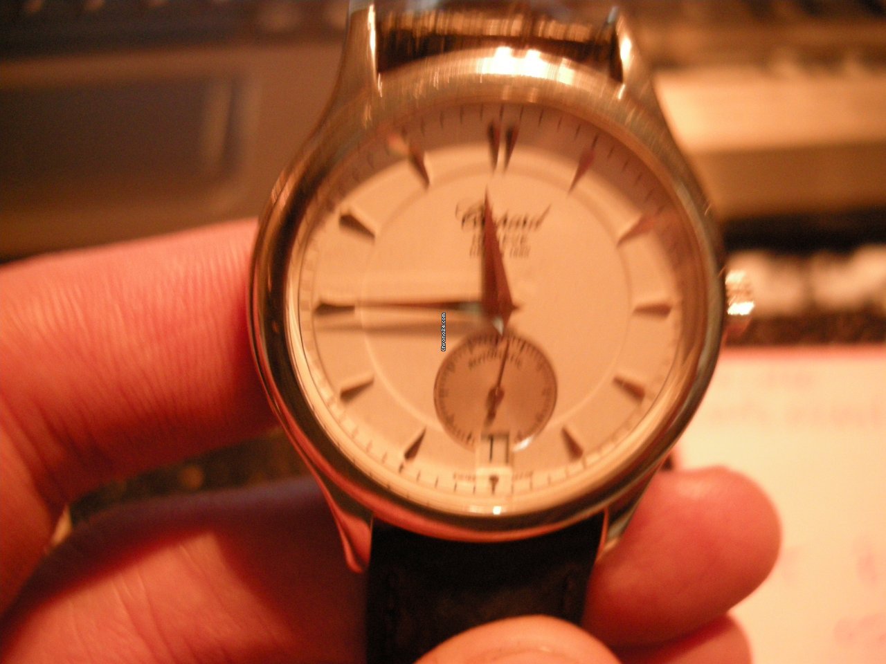IMG_9081 Chopard L.U.C Mens watch Unisex Automatic White gold 161860 Replica 5