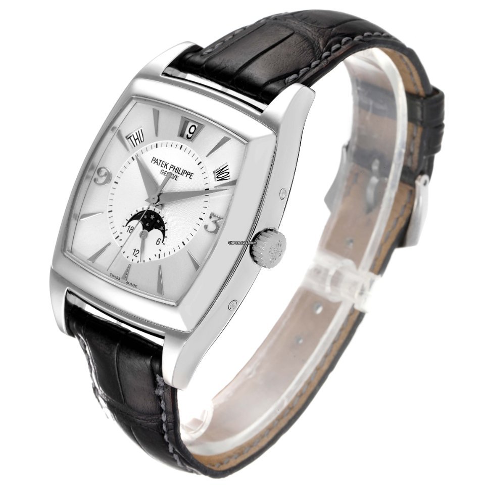 IMG_9081 Patek Philippe Gondolo Mens watch Unisex Automatic White gold 5135G Replica 5