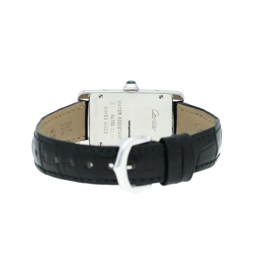 IMG_9081 Cartier Tank Americaine Quartz White gold W2601956 Replica 5