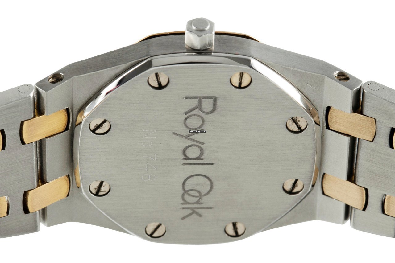 IMG_9081 Audemars Piguet Royal Oak Lady Womens watch Quartz Gold Steel SA66270.722 Replica 5