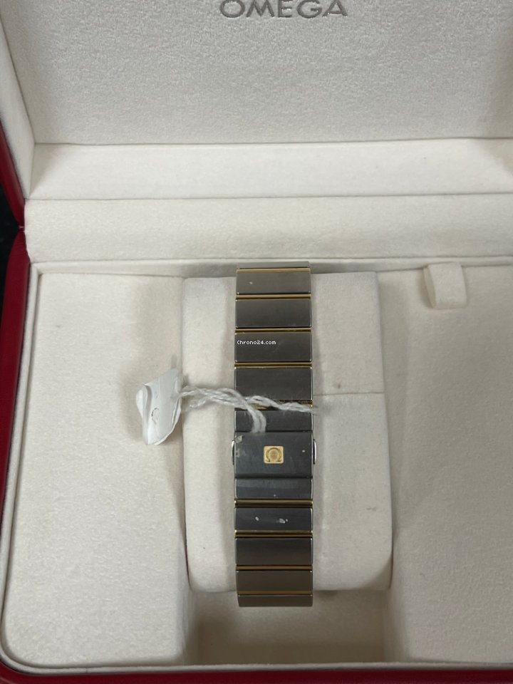IMG_9081 Omega Constellation Quartz Mens watch Unisex Quartz Gold Steel 123.20.35.60.02.002 Replica 5