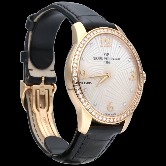 IMG_9081 Girard Perregaux Cats Eye Womens watch Automatic Rose gold 80493D52A763-CK6A Replica 5
