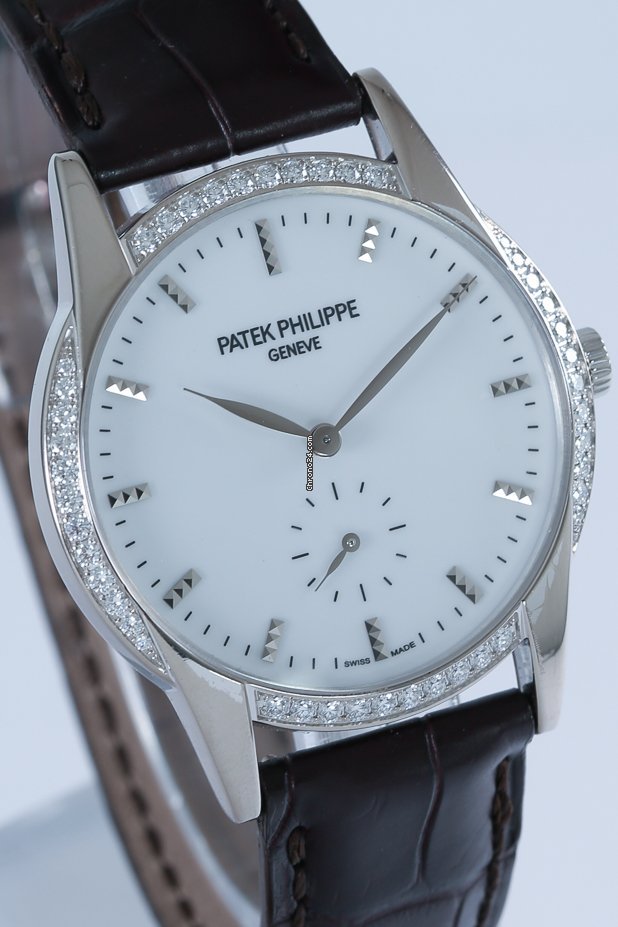 Patek Philippe Calatrava Womens watch Manual winding White gold 7122 200G-001 Replica 5
