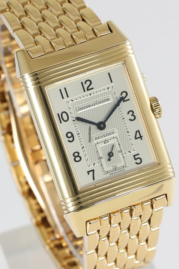 IMG_9081 Jaeger-LeCoultre Reverso Duoface Mens watch Unisex Manual winding Yellow gold 270.1.54 Replica 5