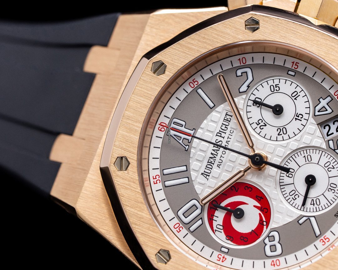 IMG_9081 Audemars Piguet Royal Oak Chronograph Mens watch Unisex Automatic Steel 25979OR.0.0002CA.01 Replica 5