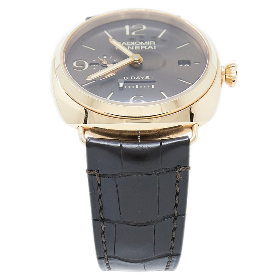 Panerai Special Editions Mens watch Unisex Manual winding Rose gold PAM 00395 Replica 5
