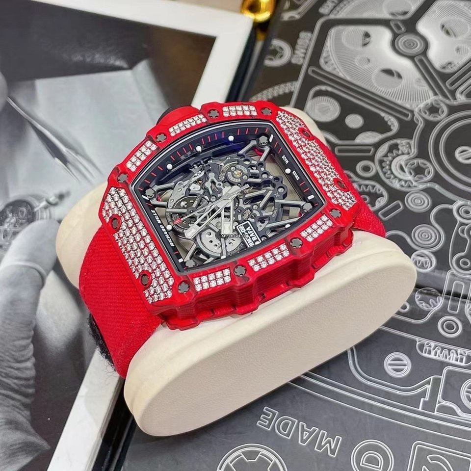 IMG_9081 Richard Mille RM 035 Mens watch Unisex Automatic Carbon RM035-02 Replica 5