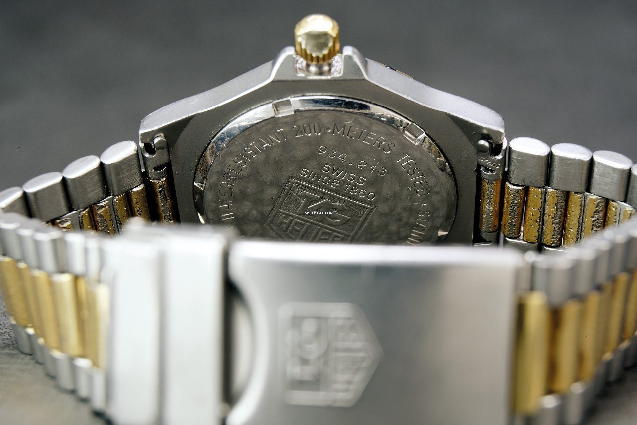 IMG_9081 TAG Heuer Mens watch Unisex Quartz Gold Steel Tag Heuer 3000 Professional 200m - 934.213 | 1980s Replica 5