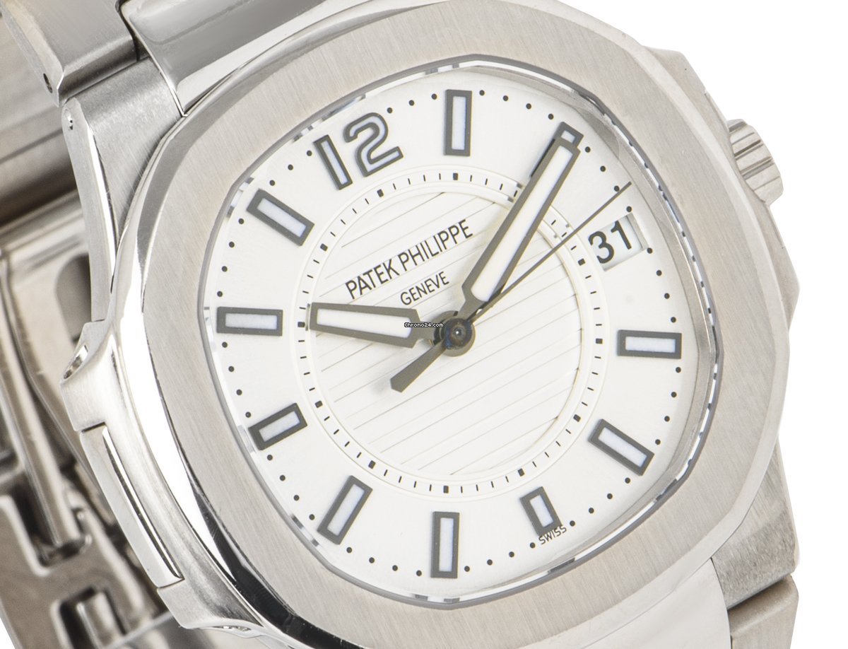 IMG_9081 Patek Philippe Nautilus Womens watch Quartz White gold 7011 1G-001 Replica 5