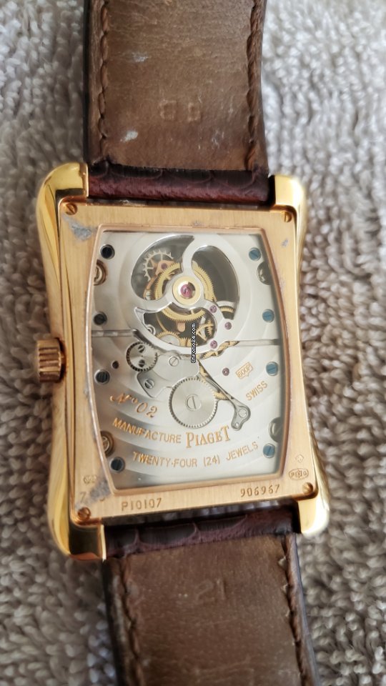 Piaget Emperador Mens watch Unisex Manual winding Rose gold P10107 Replica 5