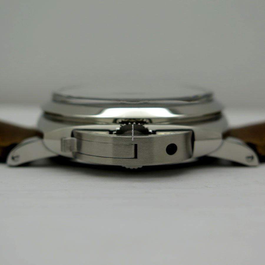 IMG_9081 Panerai Luminor 1950 Mens watch Unisex Manual winding Steel PAM 557 Replica 5