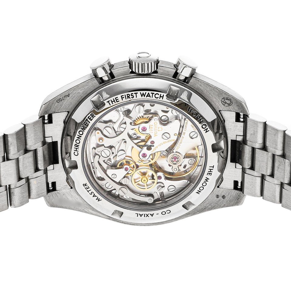 Omega Speedmaster Professional Moonwatch Mens watch Unisex Manual winding White gold 310.60.42.50.02.001 Replica 5