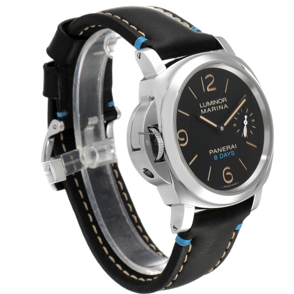 Panerai Luminor Marina 8 Days Mens watch Unisex Manual winding Steel PAM00796 Replica 5