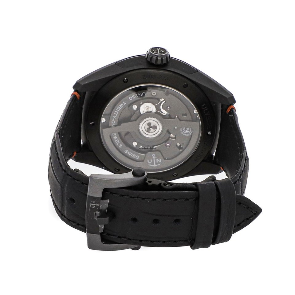 IMG_9081 Ulysse Nardin Freak Mens watch Unisex Automatic Titanium 2303-270 BLACK Replica 5