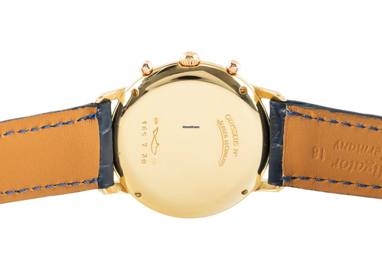 IMG_9081 Jaeger-LeCoultre Odysseus Mens watch Unisex Quartz Yellow gold 165.7.30 Replica 5
