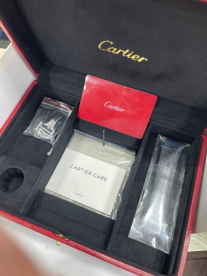 Cartier Santos Mens watch Unisex Manual winding Gold Steel WHSA0019 Replica 5