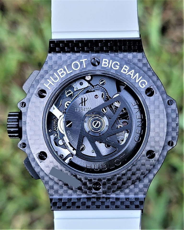 Hublot Big Bang 44 mm Mens watch Unisex Automatic Carbon 301.QX.1724.RX Replica 5