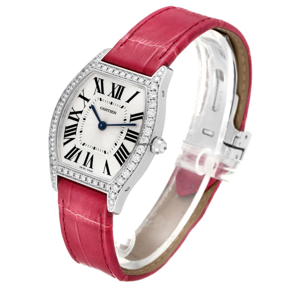 IMG_9081 Cartier Tortue Womens watch Manual winding White gold WA501009 Replica 5