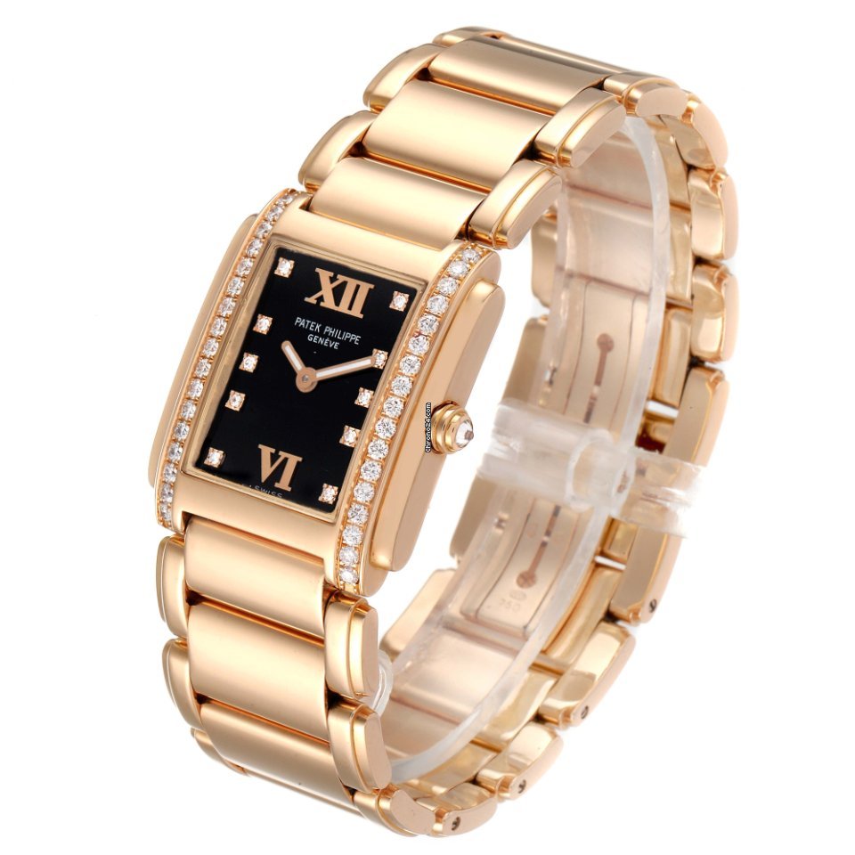 IMG_9081 Patek Philippe Twenty~4 Womens watch Quartz Rose gold 4910 11R Replica 5