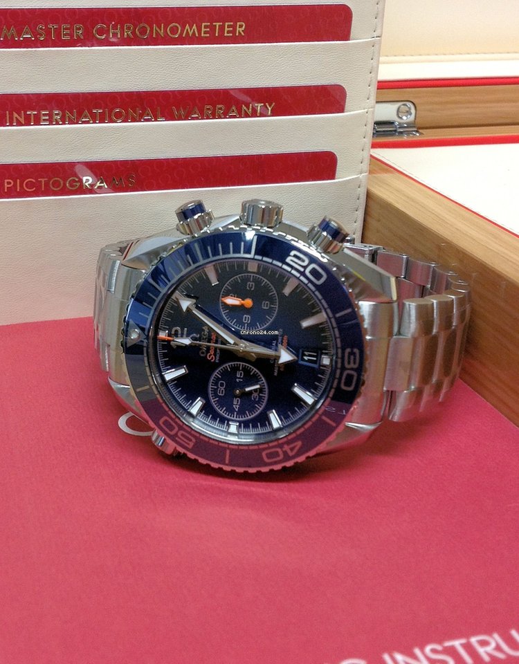 Omega Seamaster Planet Ocean Chronograph Mens watch Unisex Automatic Steel 215.30.46.51.03.001 Replica 5