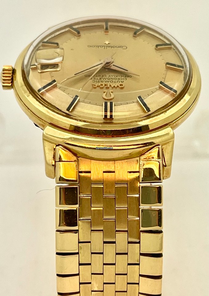 IMG_9081 Omega Constellation Mens watch Unisex Automatic Yellow gold 168.002 Replica 5