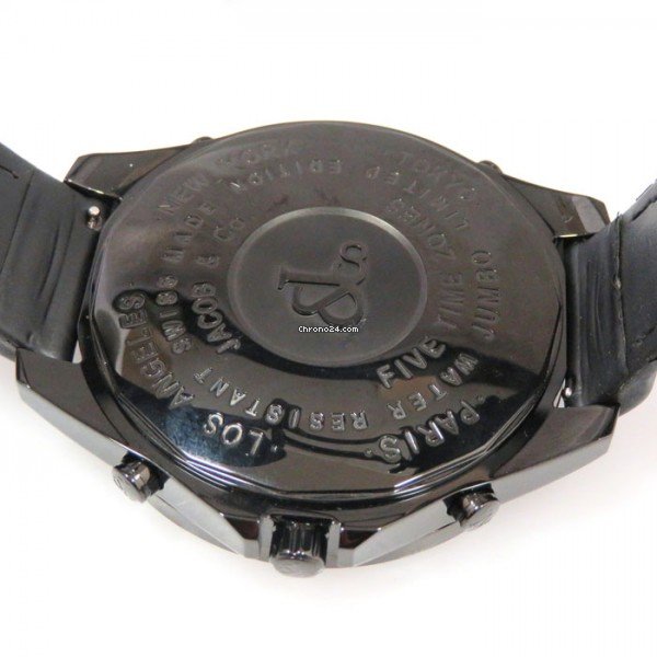 IMG_9081 Jacob & Co. Five Time Zone Quartz Steel JC-30JBD Replica 5