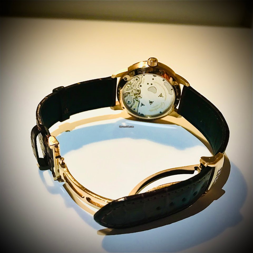 IMG_9081 Glashutte Original PanoReserve Mens watch Unisex Manual winding Rose gold 1-65-01-25-15-05 Replica 5