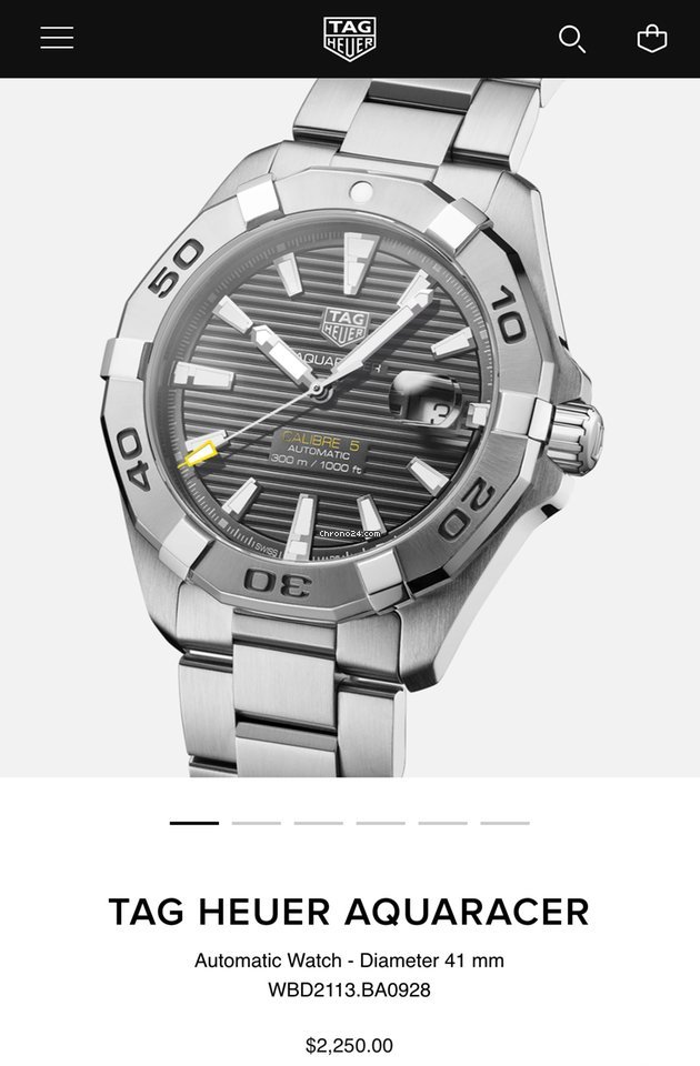 IMG_9081 TAG Heuer Aquaracer 300M Mens watch Unisex Automatic Steel WBD2113.BA0928 Replica 5