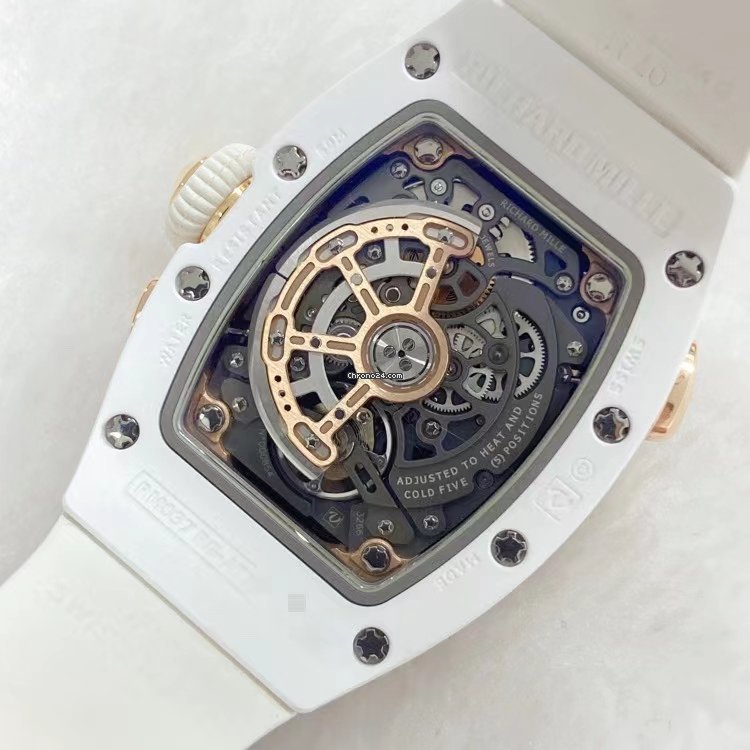 Richard Mille Womens watch Automatic White gold Richard Mille RM037 White Gold Replica 5